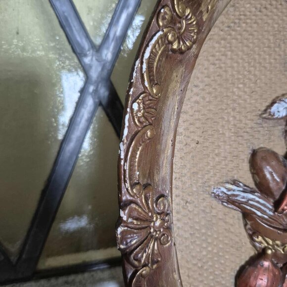 2 Vintage Wall Decor Oval Frames Vegetables - Picture 9 of 12